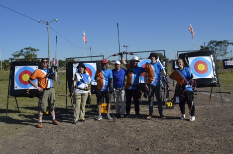 Gran cosecha de medallas de arqueros fueguinos en la capital del chamamé