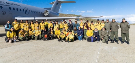 Incendio Forestal: Nación envió Brigadistas y Equipamiento