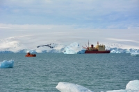 Se completó el reabastecimiento de la Base Conjunta Antártica Petrel