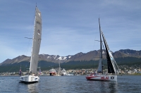 La regata oceánica Globe 40 partió desde Ushuaia