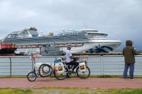 El megacrucero Sapphire Princess recaló en Ushuaia