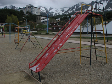 Plaza San Martin: peligro tobogán