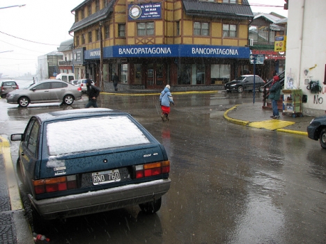 Como estaba pronosticado, una nevada importante cubre la ciudad