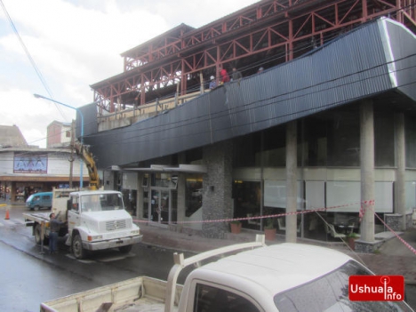 El temporal de viento produjo diversos daños en Ushuaia