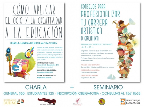 La diseñadora gráfica io! brindará charla y seminario