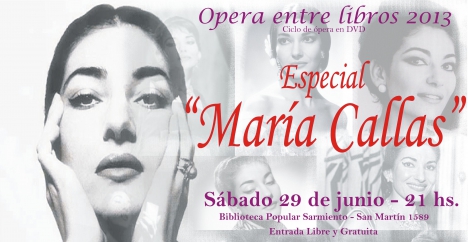 Especial de María Callas entre libros 