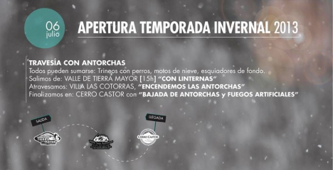 Se viene la Apertura de la Temporada Invernal 2013