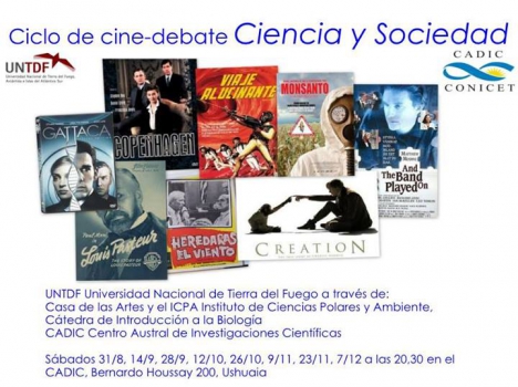 Lanzan un ciclo de cine debate sobre Ciencia y Sociedad