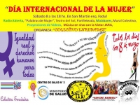 Organizaciones sociales celebran el Día de la Mujer en San Martín y Fadul