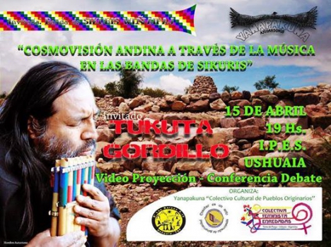 Tukuta Gordillo se presentará en el encuentro de Cosmovisión Andina