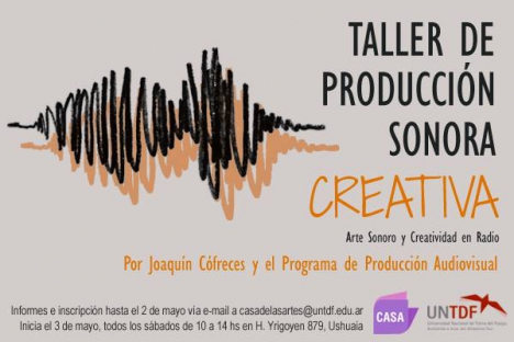 Joaquín Cófreces brindará un Taller de arte sonoro y creatividad en radio