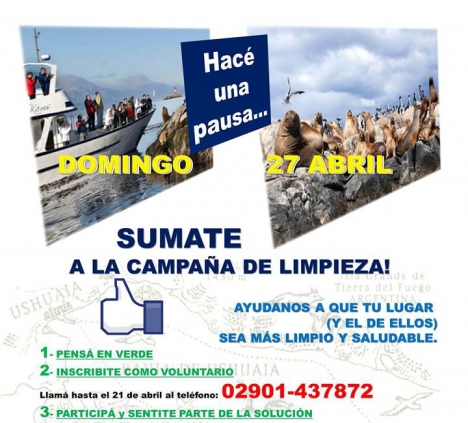 Se realizará una Campaña de Limpeza en el Canal Beagle